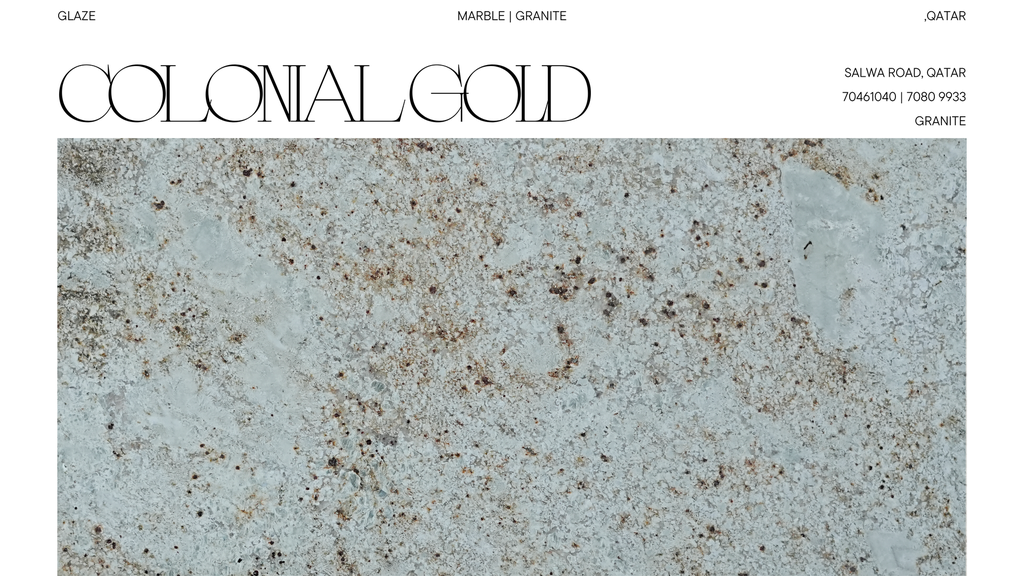 Colonial Gold 2cm Granite Slab Polished