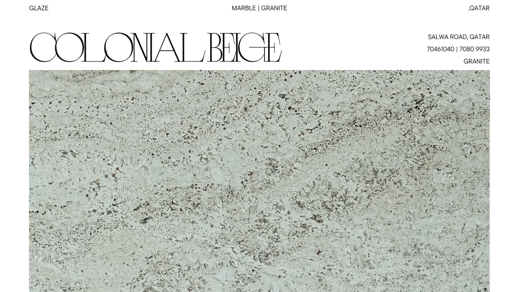 Colonial Beige 2cm Granite Slab Polished