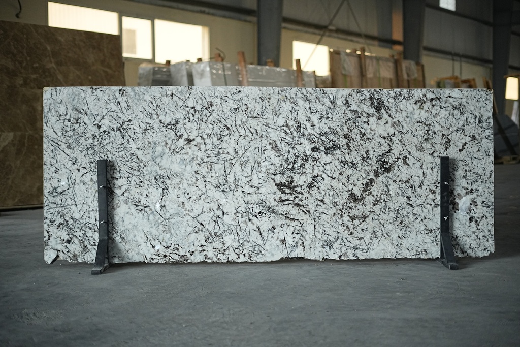 Alaska White 2cm Granite Slab Polished