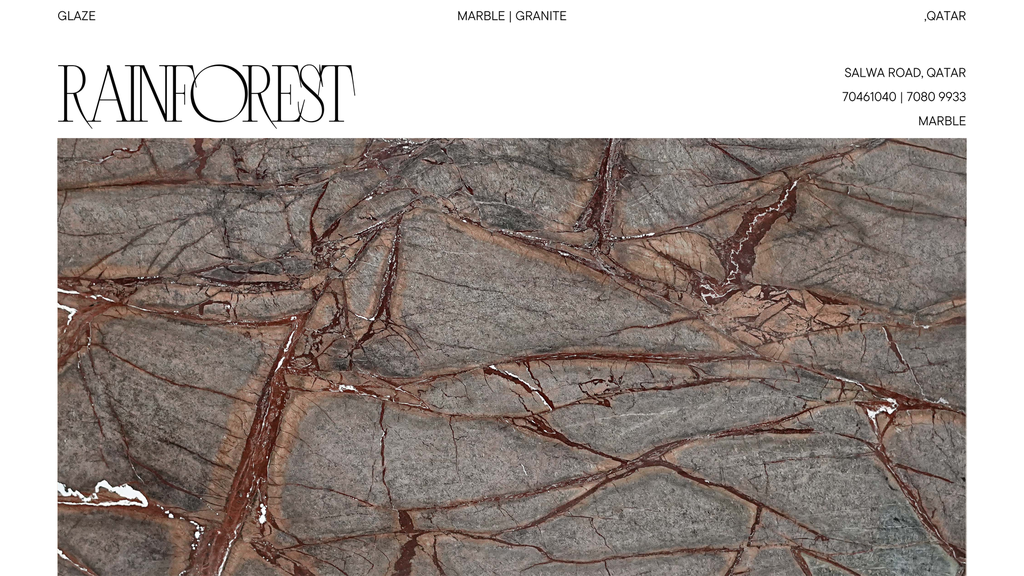 Rain Forest 2cm Marble Slab Polished