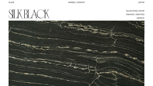 Silk Black 2cm Granite Slab Polished